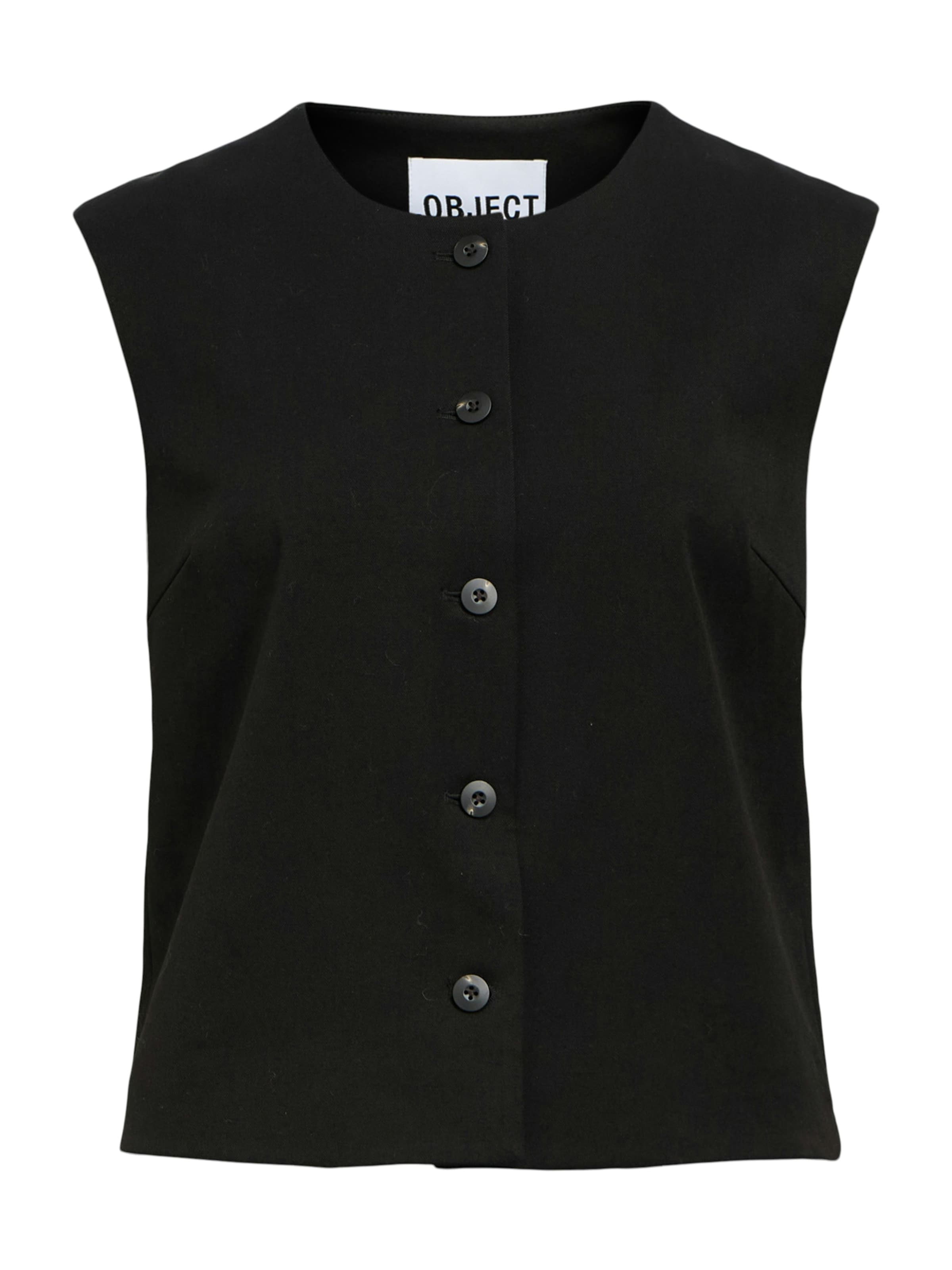 OBJECT Γιλέκο κουστουμιού 'OBJLISA' σε μαύρο: μπροστά