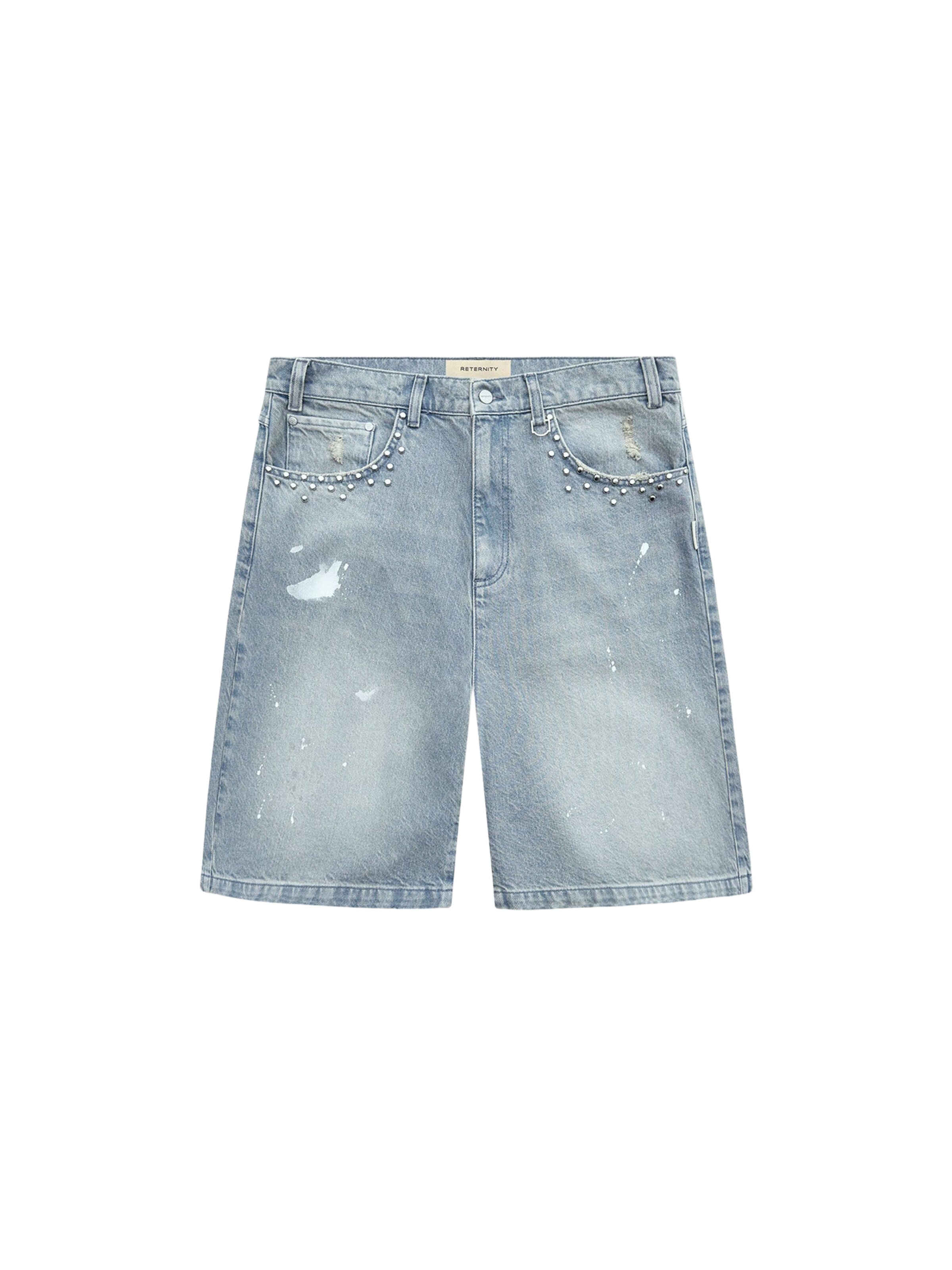 Reternity Baggy Shorts in Blau: Vorderseite