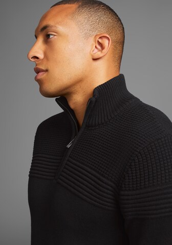 Bruno Banani LM Pullover in Schwarz