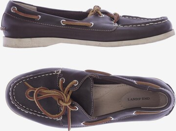 Lands‘ End Flats & Loafers in 37 in Brown: front