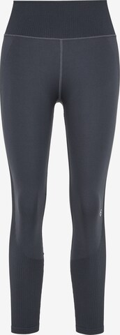 OCEANSAPART Skinny Sportbroek 'Sydney' in Grijs: voorkant