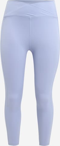 UNDER ARMOUR Skinny Sportbroek 'Meridian' in Blauw: voorkant