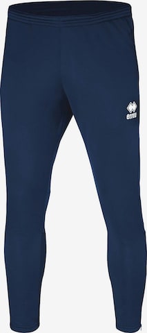 Errea Skinny Sports trousers in Blue: front