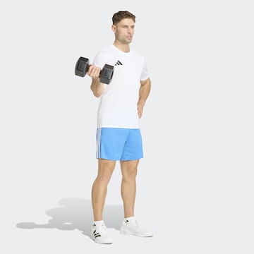 ADIDAS PERFORMANCE Regular Workout Pants 'WE BAS 3SPQ' in Blue