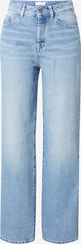 Wide leg Jeans de la Dawn pe albastru: față