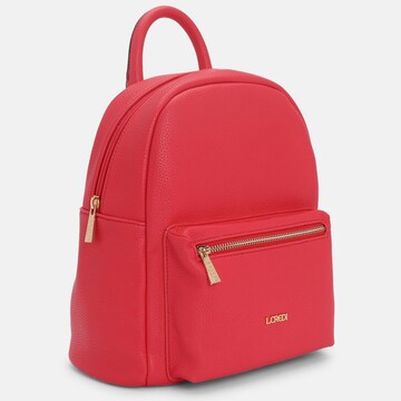 L.CREDI Rucksack 'Budapest' in Rot