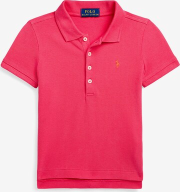 T-Shirt Polo Ralph Lauren en rose : devant