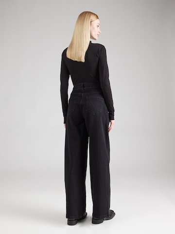 Wide leg Pantaloni 'Isolde' di modström in nero