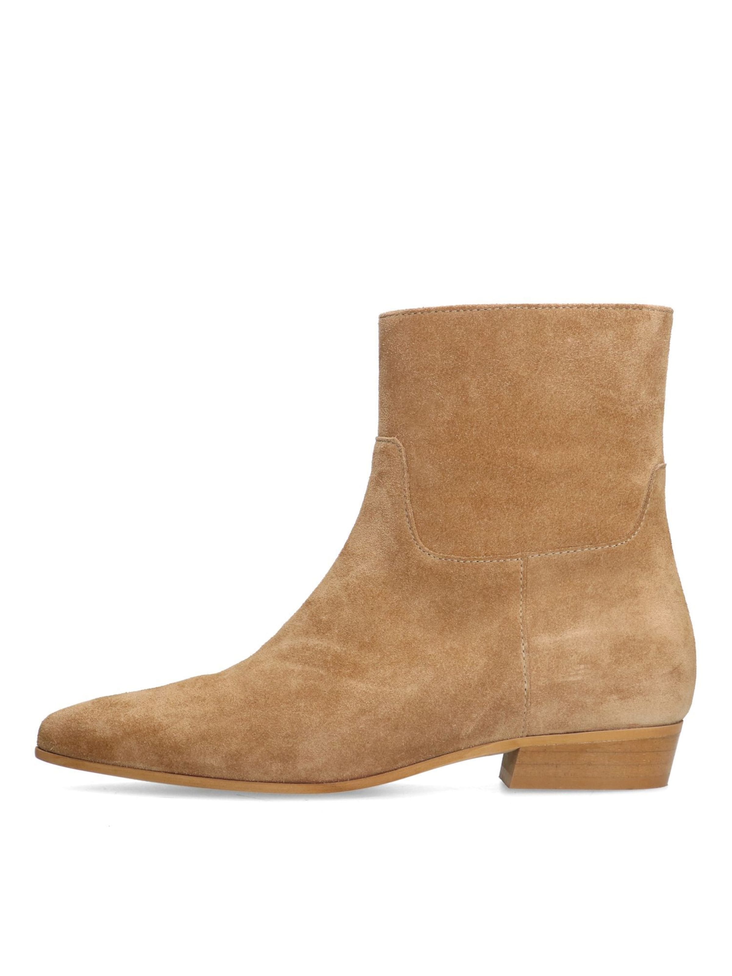 MANFIELD Stiefelette in Beige