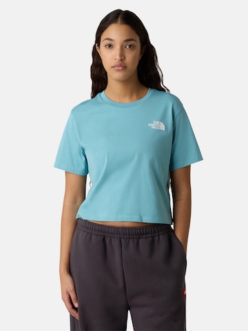 THE NORTH FACE Тениска 'Simple Dome' в синьо: отпред