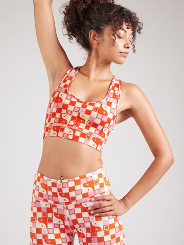 Hey Honey - Bustier Sujetador deportivo 'DAYANDNIGHT' en rojo: frente