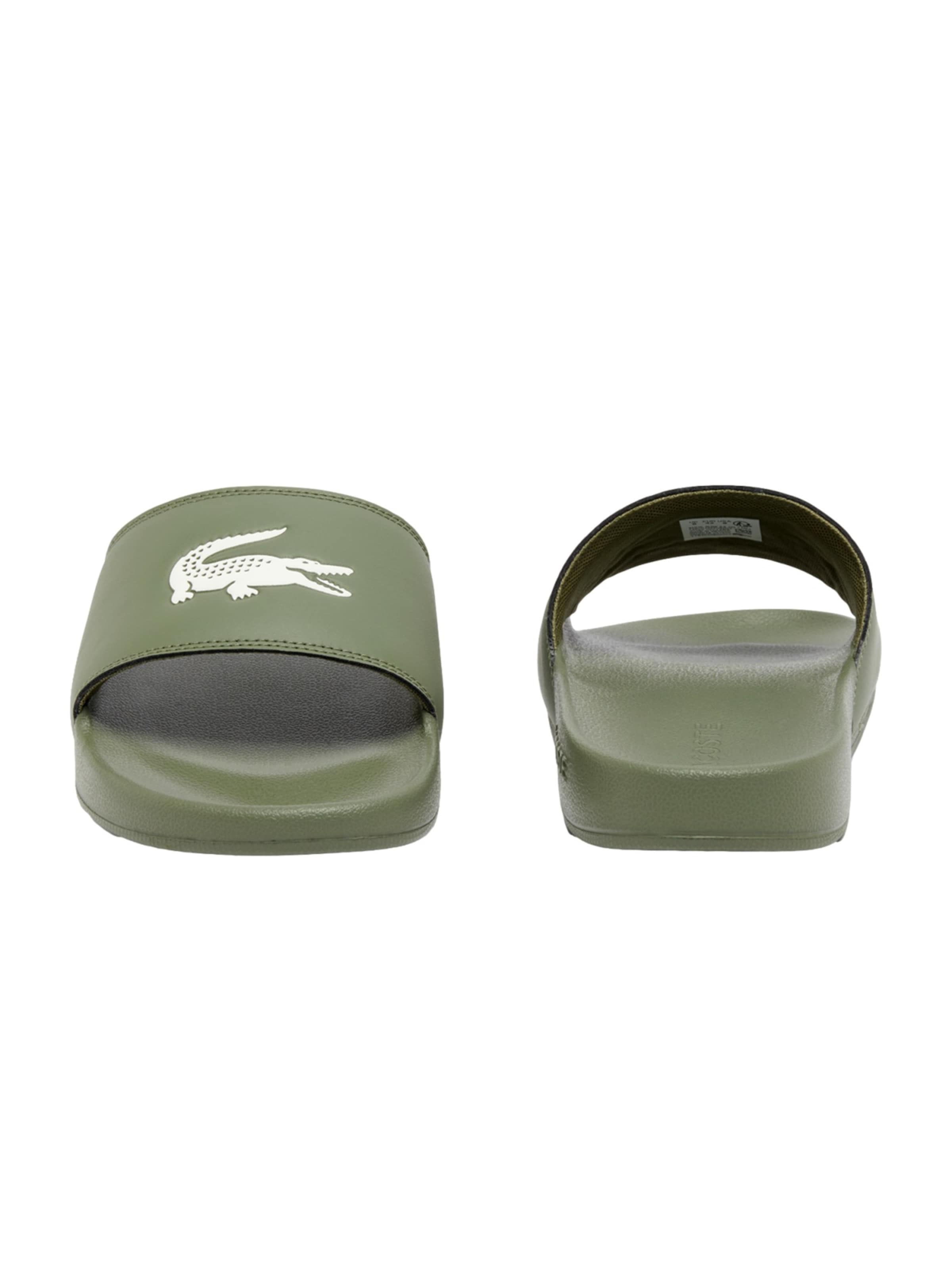 LACOSTE Pantoletter 'Serve Slides 0.0' i grøn