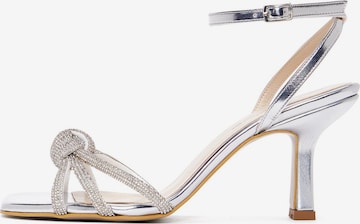 Derimod Sandale in Silber: Vorderseite