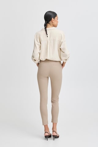 Coupe slim Pantalon 'BYDixi' b.young en beige