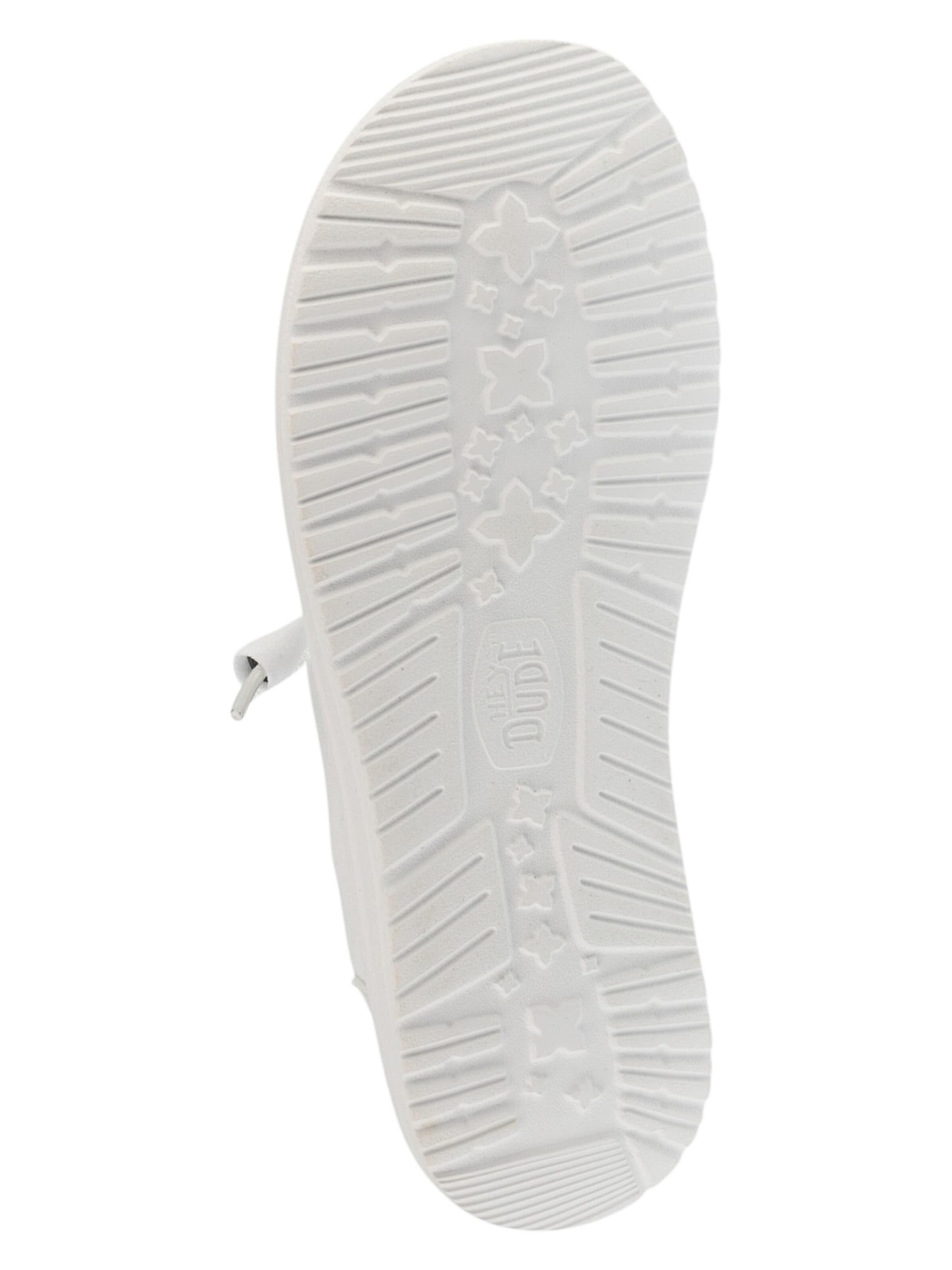 Chaussure à lacets HEY DUDE en blanc