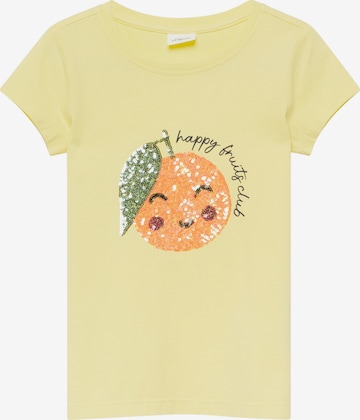 T-Shirt s.Oliver en jaune : devant