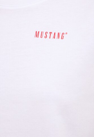 MUSTANG T-Shirt 'Alma' in Weiß