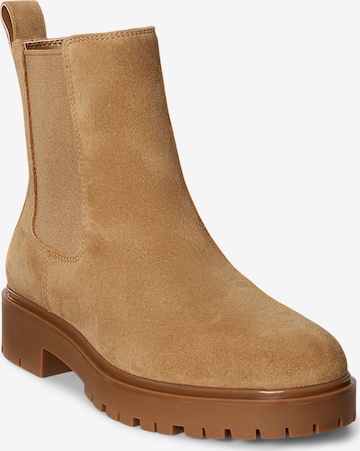 Chelsea Boots 'ALLYSON' Lauren Ralph Lauren en beige : devant