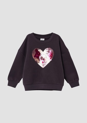 s.Oliver Sweatshirt in Lila: voorkant