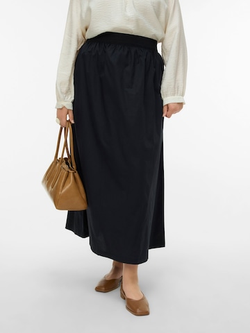 Vero Moda Curve Rok in Zwart: voorkant
