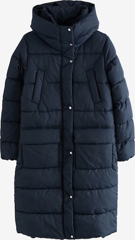 Next Pitkä talvitakki värissä sininen: etupuoli