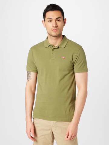 LEVI'S ® Shirt 'Housemark Polo' in Groen: voorkant