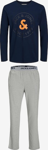 Pyjama long 'AARON' JACK & JONES en bleu : devant