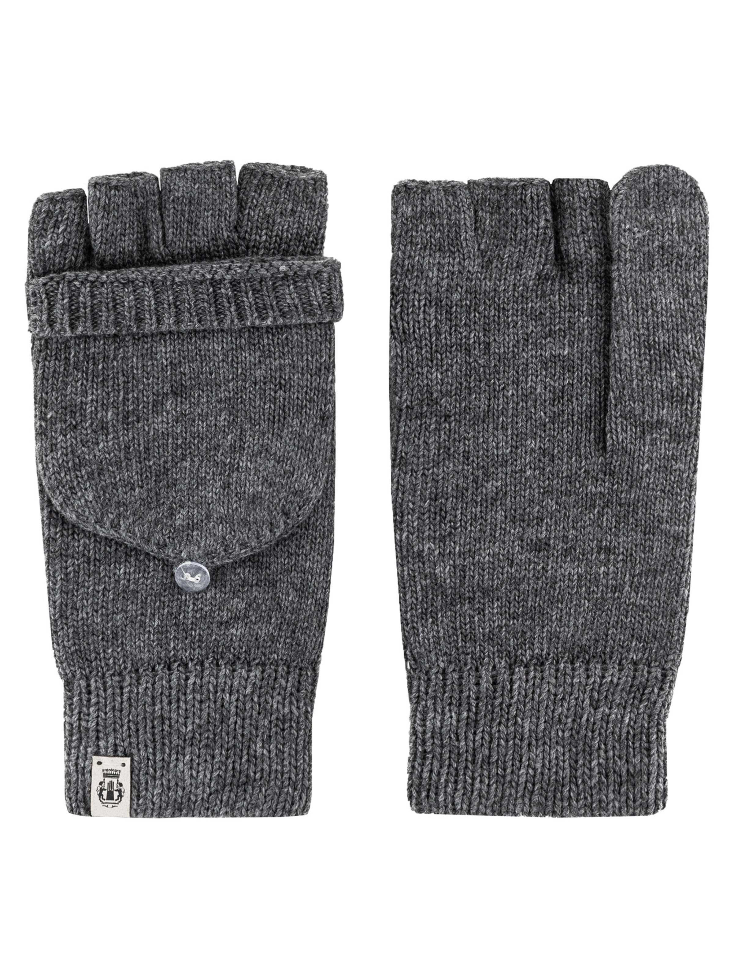 Mezzoguanti 'ESSENTIALS' di Roeckl in grigio: frontale