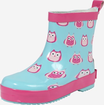 PLAYSHOES Rubber Boots in Blue: front