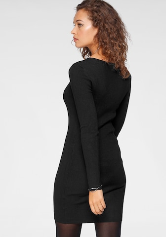 MELROSE Knitted dress in Black