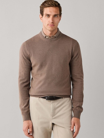 Pullover di Hackett London in beige: frontale