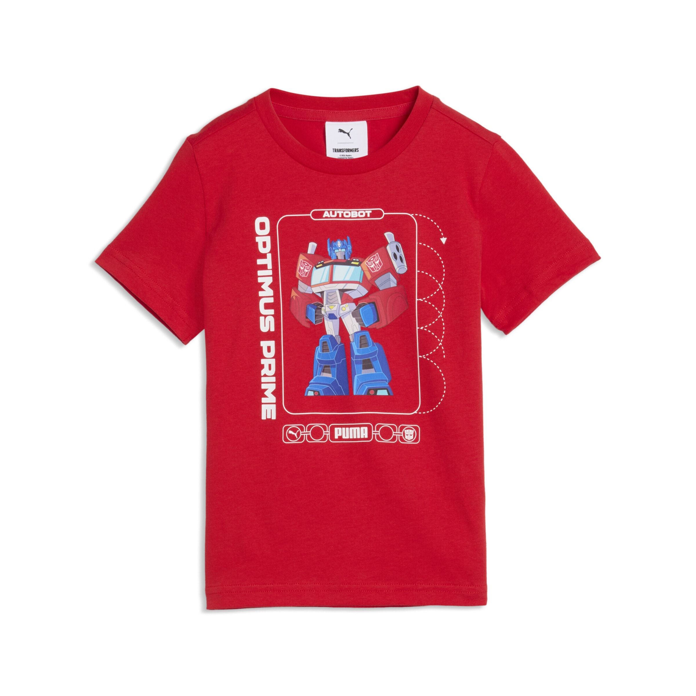 PUMA T-Shirt 'Puma x Transformers' in Rot: Vorderseite