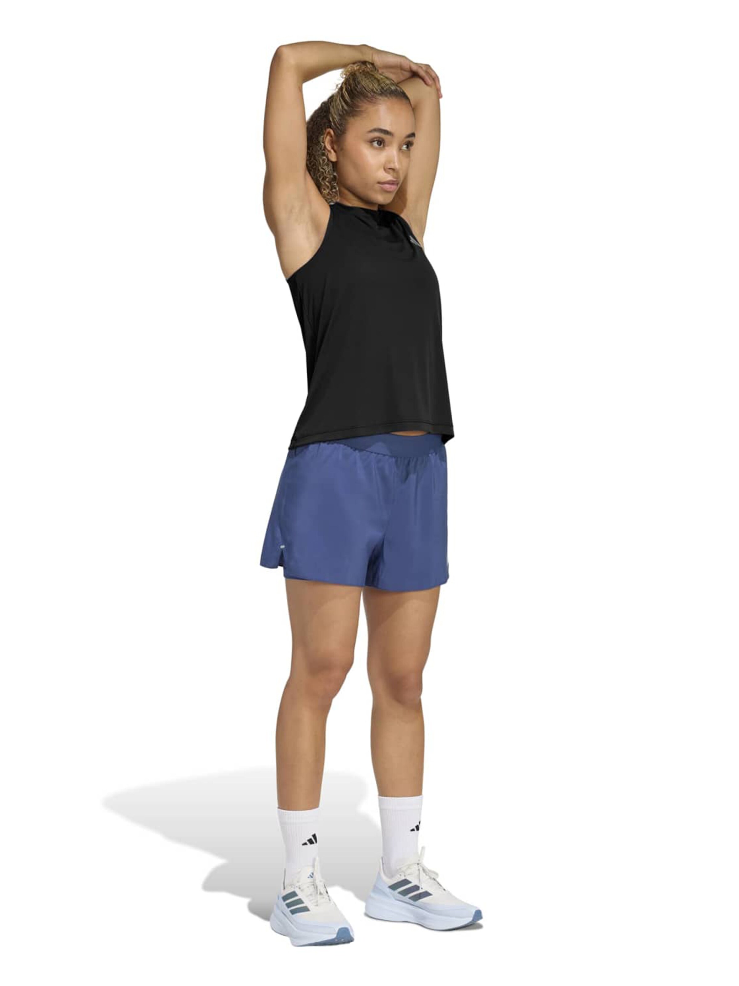 ADIDAS PERFORMANCE Regular Workout Pants 'Ess' in Blue