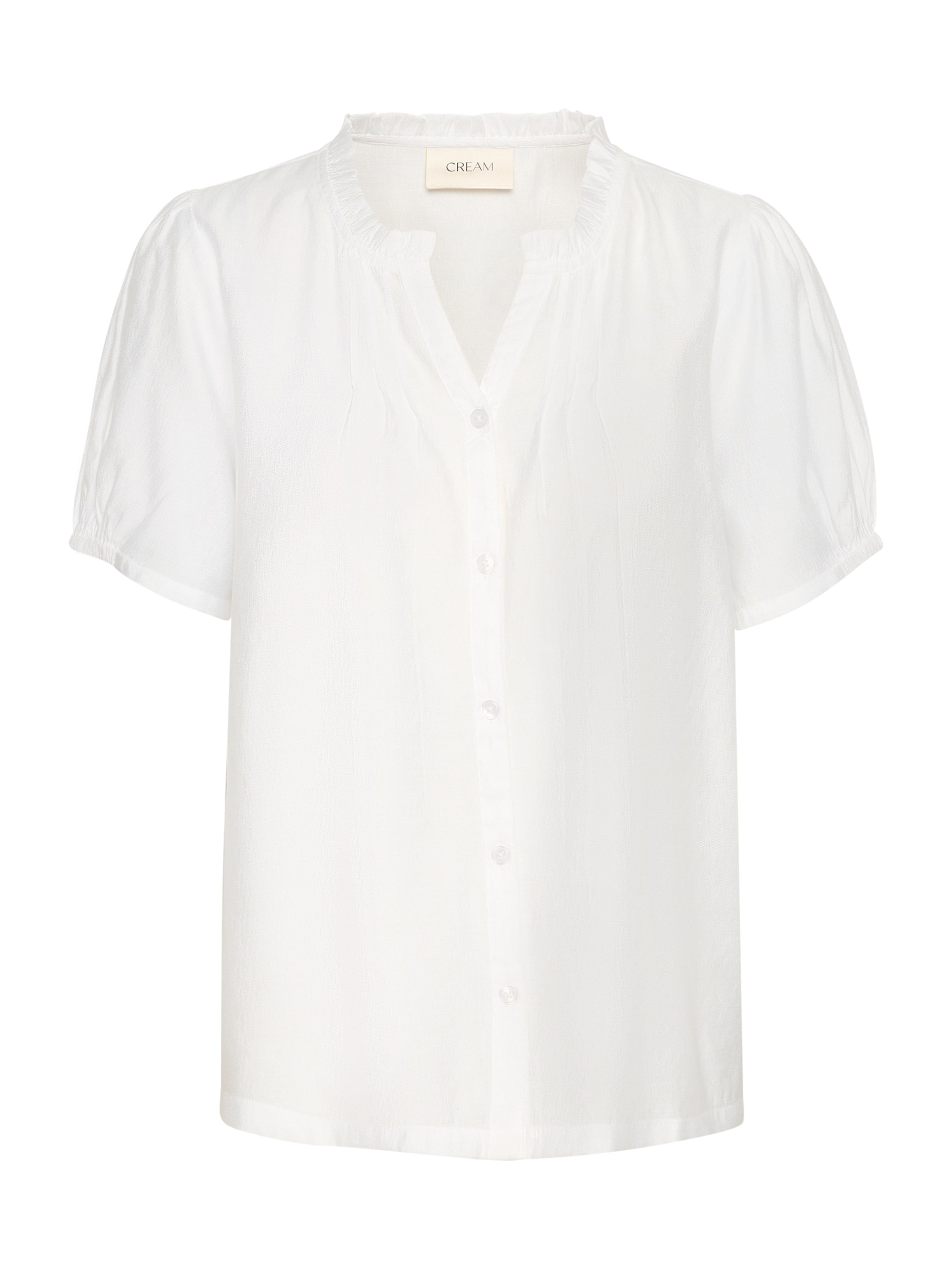 Camicia da donna 'CR Liseline' di Cream in bianco: frontale