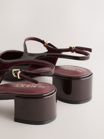 Next - Zapatos destalonado 'Forever Comfort' en rojo