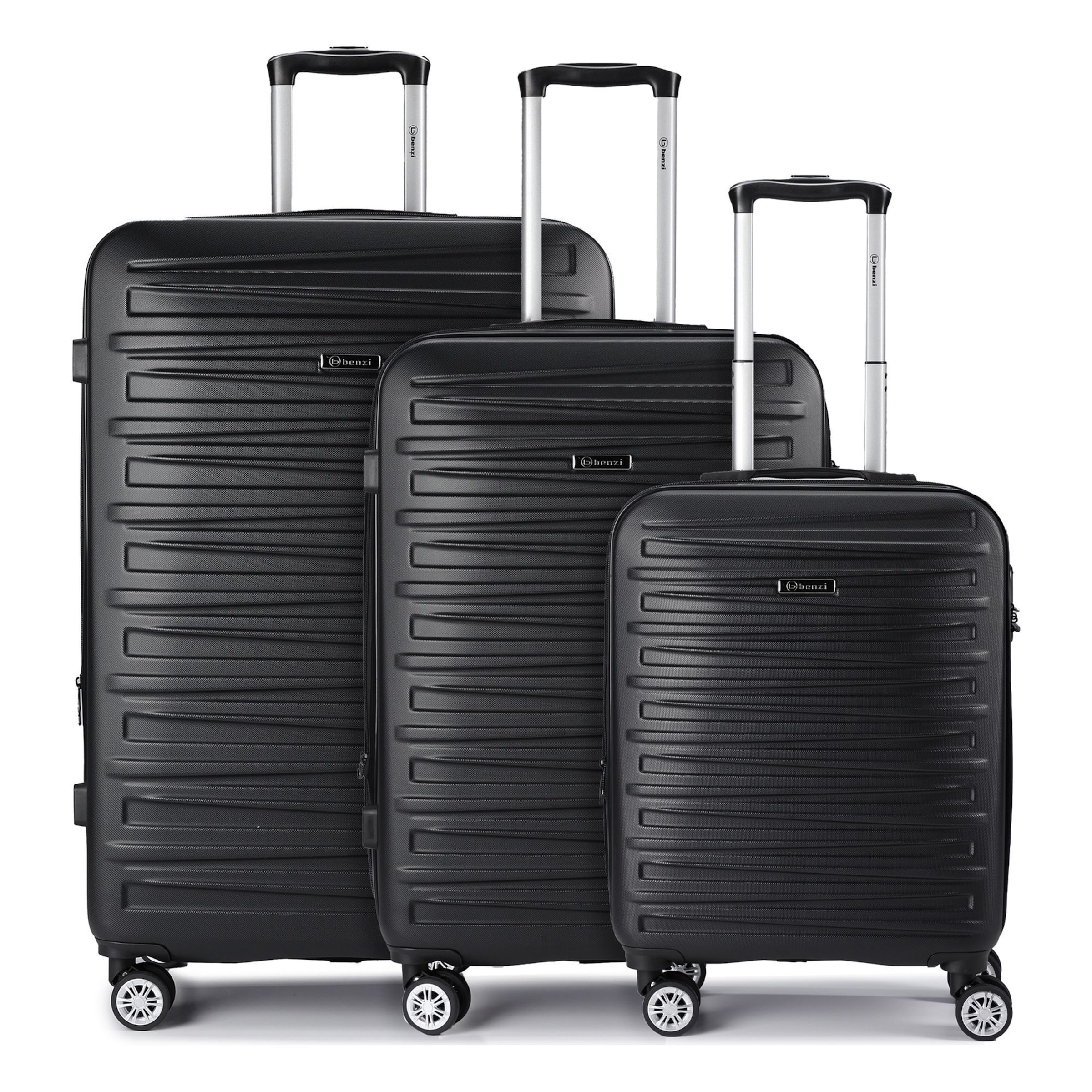 Ensemble de bagages Benzi en noir : devant