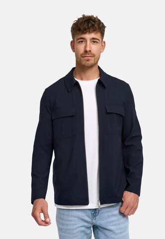 Veste mi-saison 'Lachlan' JEFF en bleu : devant
