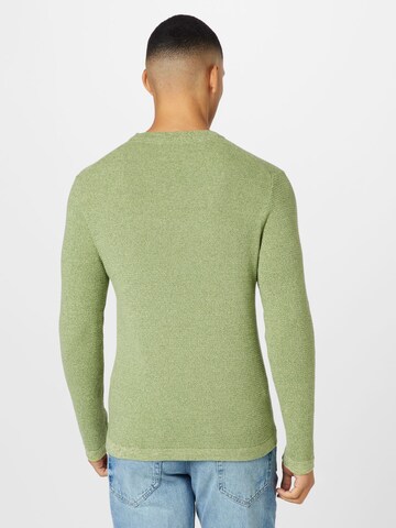 Pull-over 'Rocks' SELECTED en vert