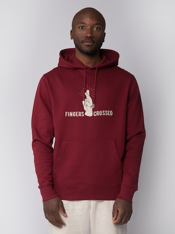 Watapparel Sweatshirt in Rood: voorkant