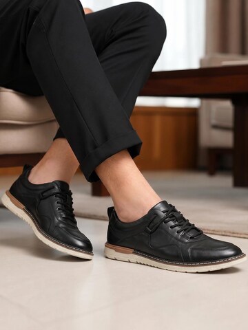 ALLTHEMEN Schnürschuh 'Tritt'‌‌‌‌ in Schwarz
