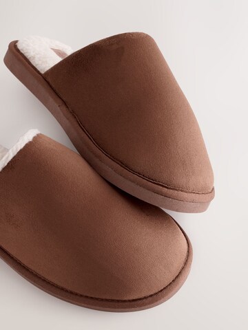 Next Slippers in Brown