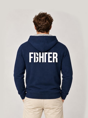 Prolazon Sweatjacka 'Fighter Zip Hoodie' i blå
