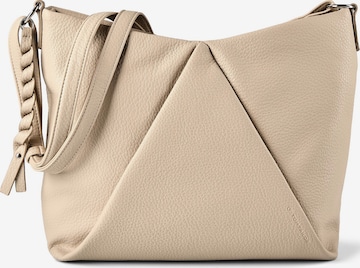 TOM TAILOR Schoudertas 'Danica' in Beige: voorkant