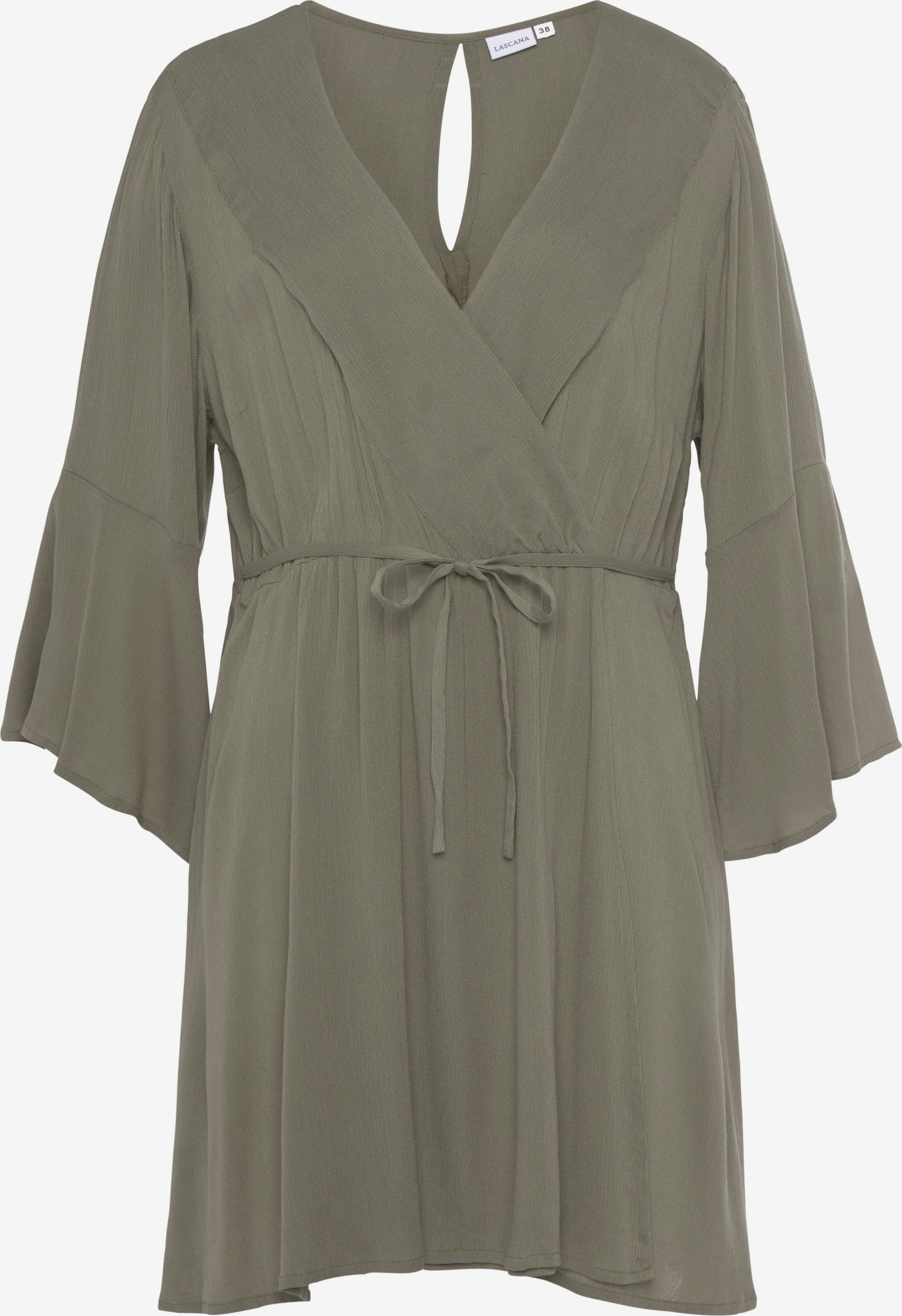 LASCANA Kleid in Khaki | ABOUT YOU