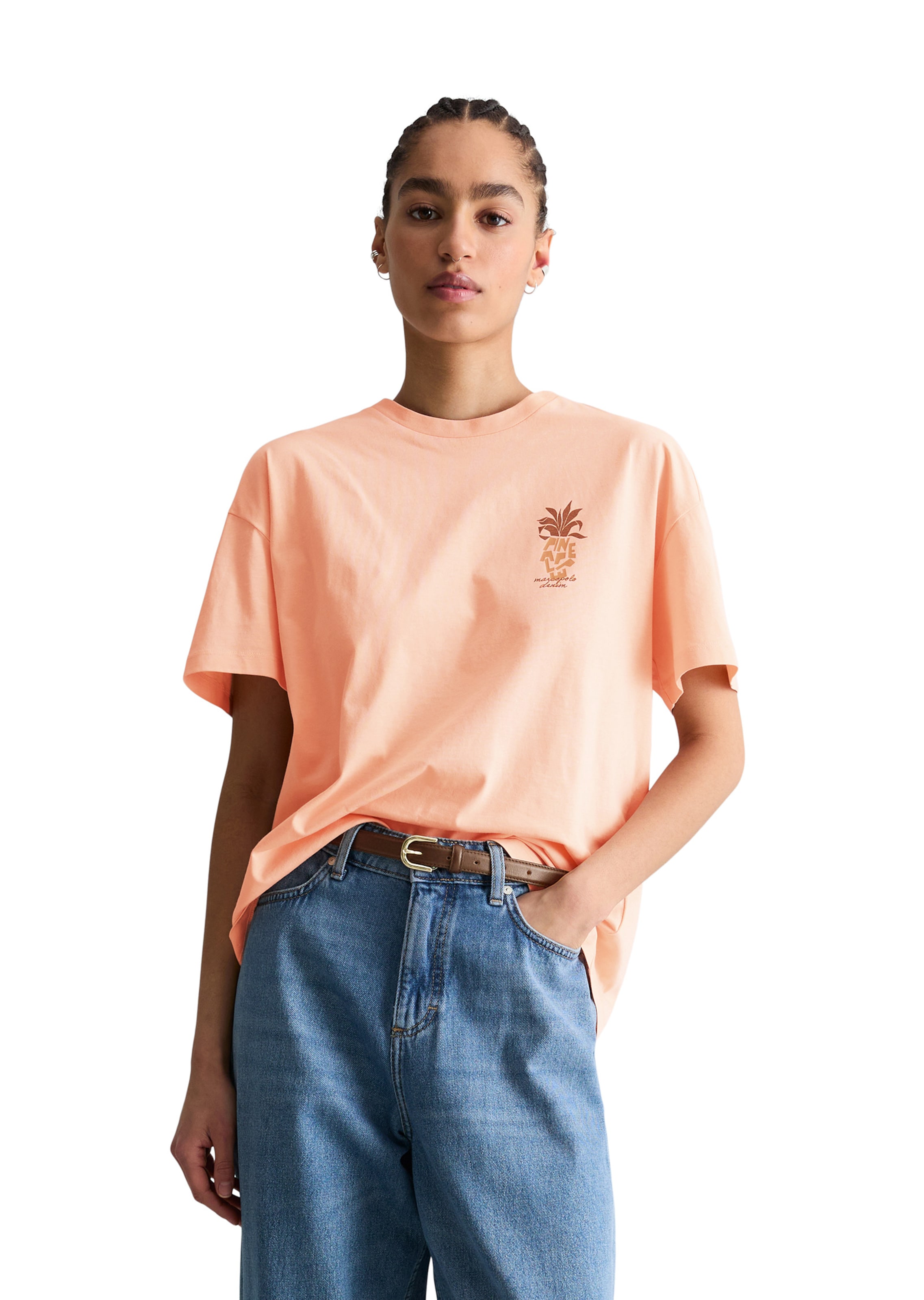 Marc O'Polo DENIM Shirt in Pink: front