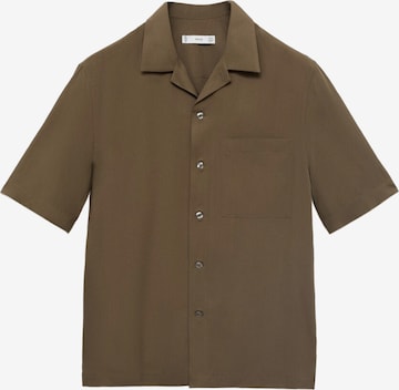 Regular fit Camicia 'LUCA' di MANGO MAN in marrone: frontale