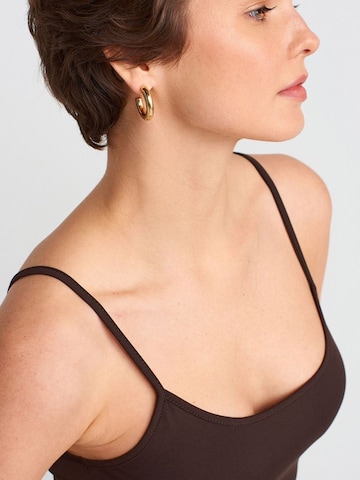 Dilvin Top in Brown