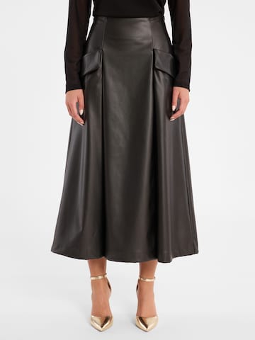 Jupe ' Cassea ' Ana Alcazar en noir : devant