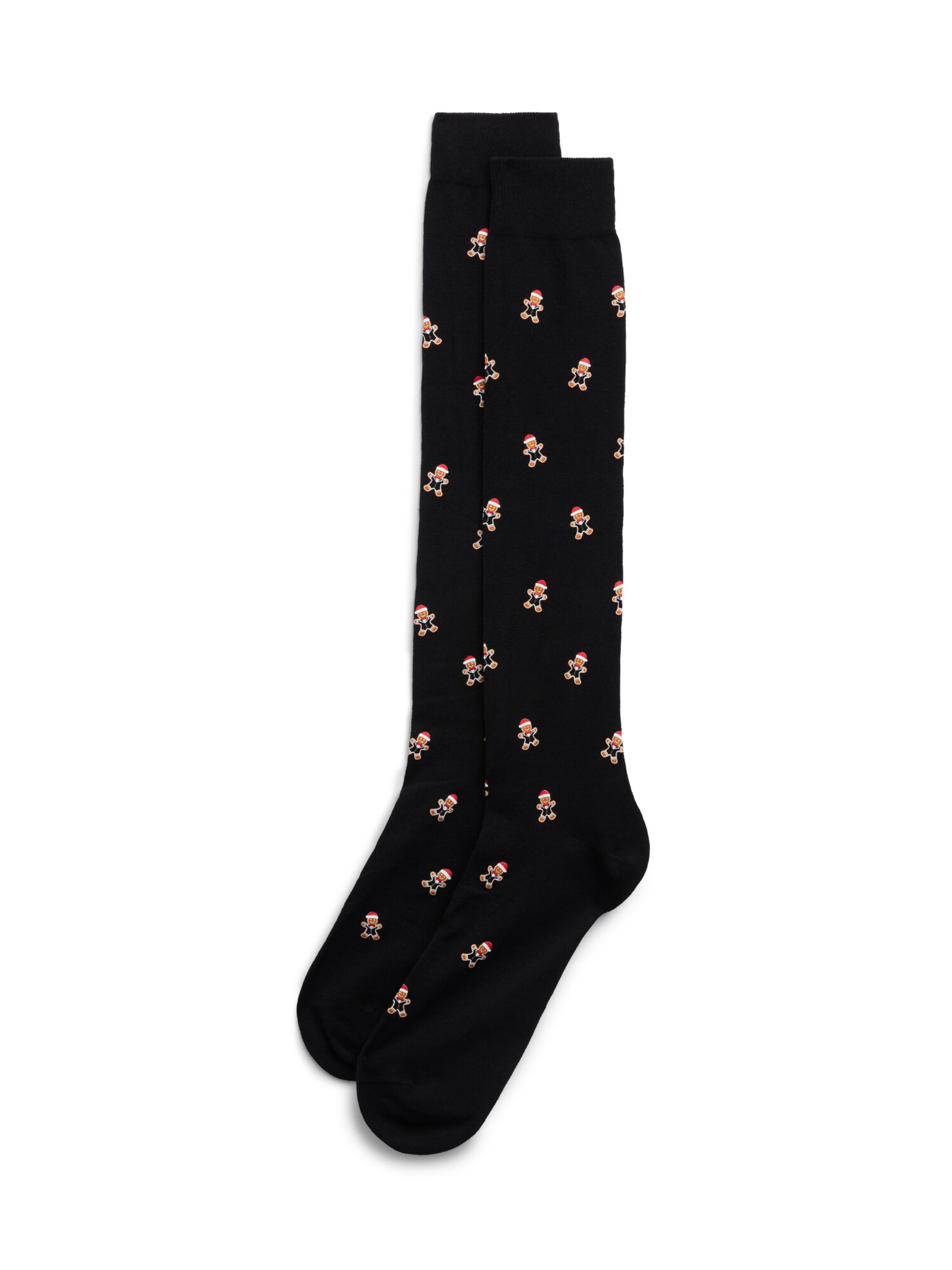 IUMAN Intimissimi Uomo Socks in Black: front