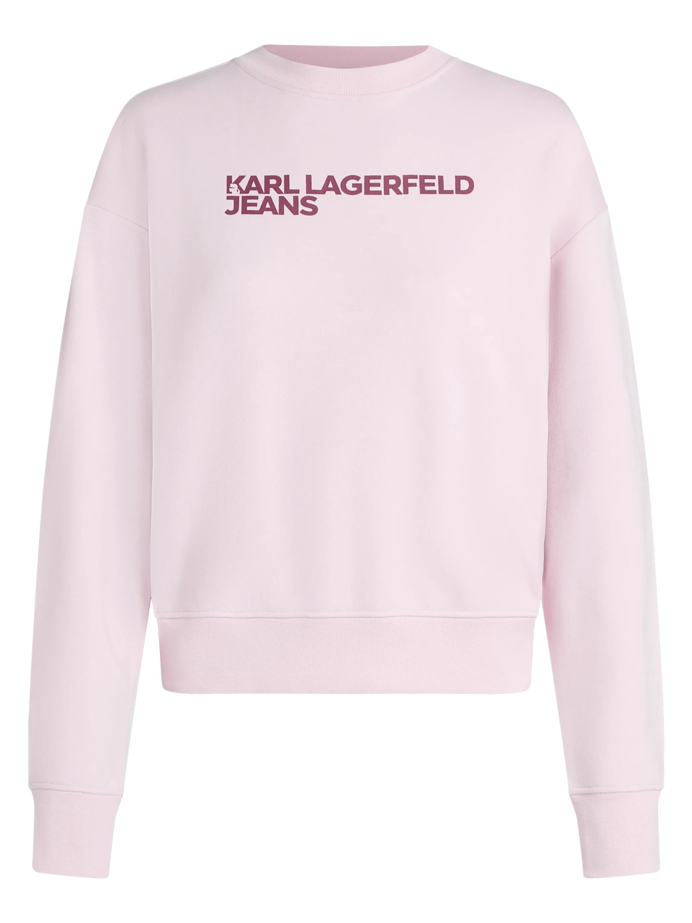 Sweat-shirt 'Essential' KARL LAGERFELD JEANS en violet : devant